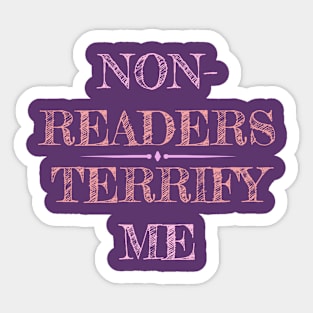 Non-Readers - Pastel Sticker